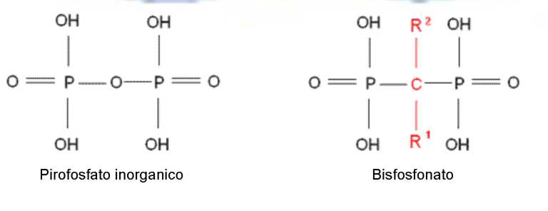 Osteonecrosi: formula dei bifosfonati