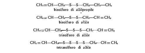 aglio formule dei componenti