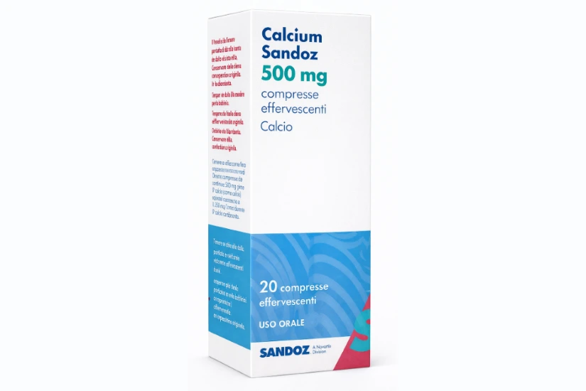 Confezione di Calcium Sandoz