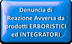 Bottone denuncia reazioni avverse prodotti erboristici