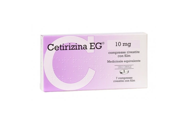 Confezione di Cetirizina EG