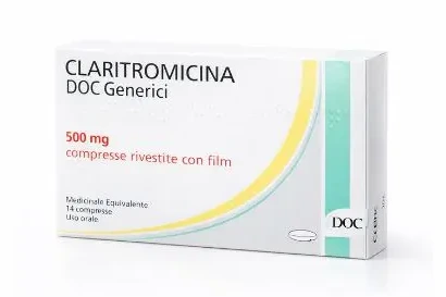Confezione di Claritromicina Doc