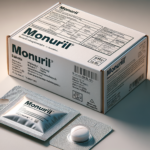 Monuril bustine scatola del farmaco e una bustina