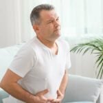 Abdominal Pain_ Mature Man Suffering