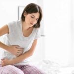 Abdominal Pain_ young woman suffering