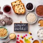 Diet Food Background Concept, Healthy Carbohydrates