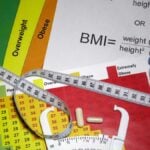 BMI - chart with tape measure