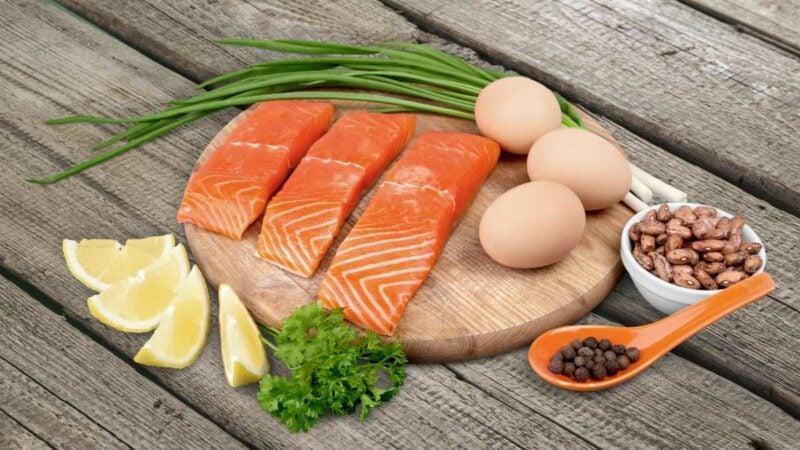 Calories for Fish, Eggs, Legumes