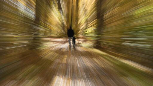 Fall dizziness concept image