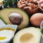 Keto diet, high fat, healthy food