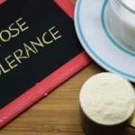 Lactose intolerance concept