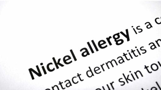 Nickel allergy - written explaination focus
