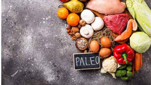 Paleo diet assorted food
