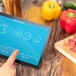 Tablet with application for BMI calculation