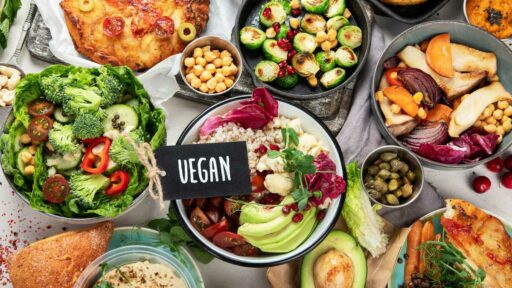 Vegetarian and various vegan dishes