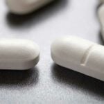 antibiotico. particolare di pillole