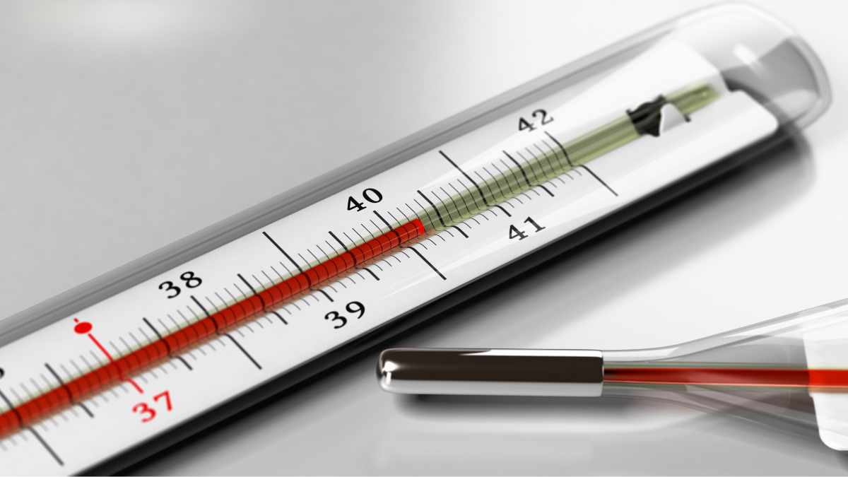 What is a low-grade fever?