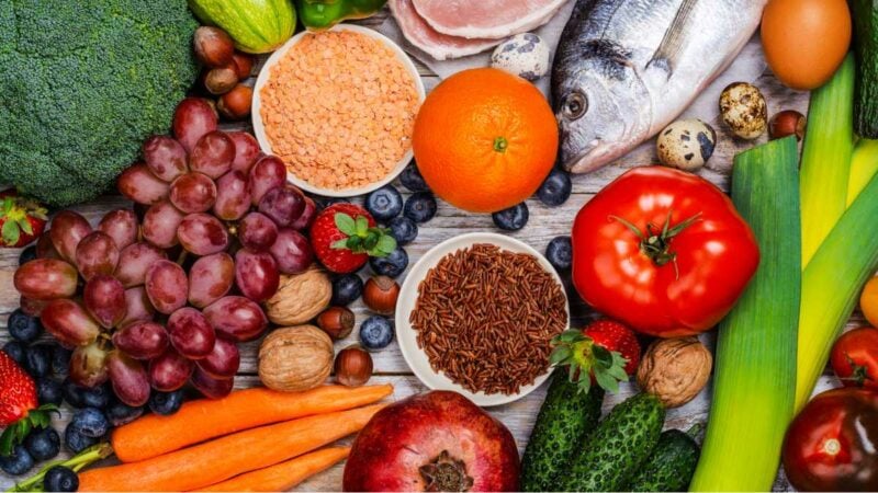 fresh vegetables and fruits mediterranean diet friendly