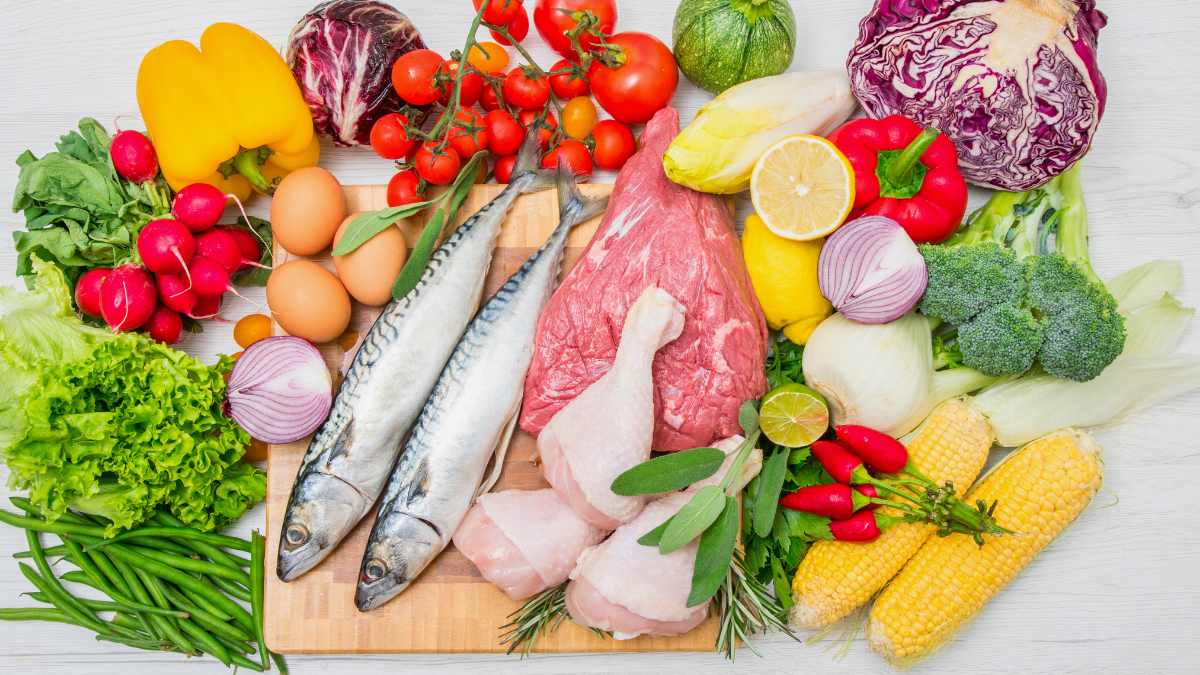 variety of fish and meat in mediterranean diet plan