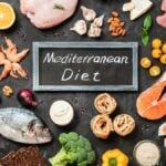 various food following mediterranean diet