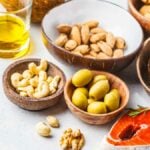 Fodmap diet. Healthy low fodmap ingredients - vegetables, fruits, greens