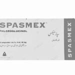 Spasmex - anteprima confezione estera in bianco e nero