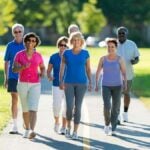 camminata di gruppo