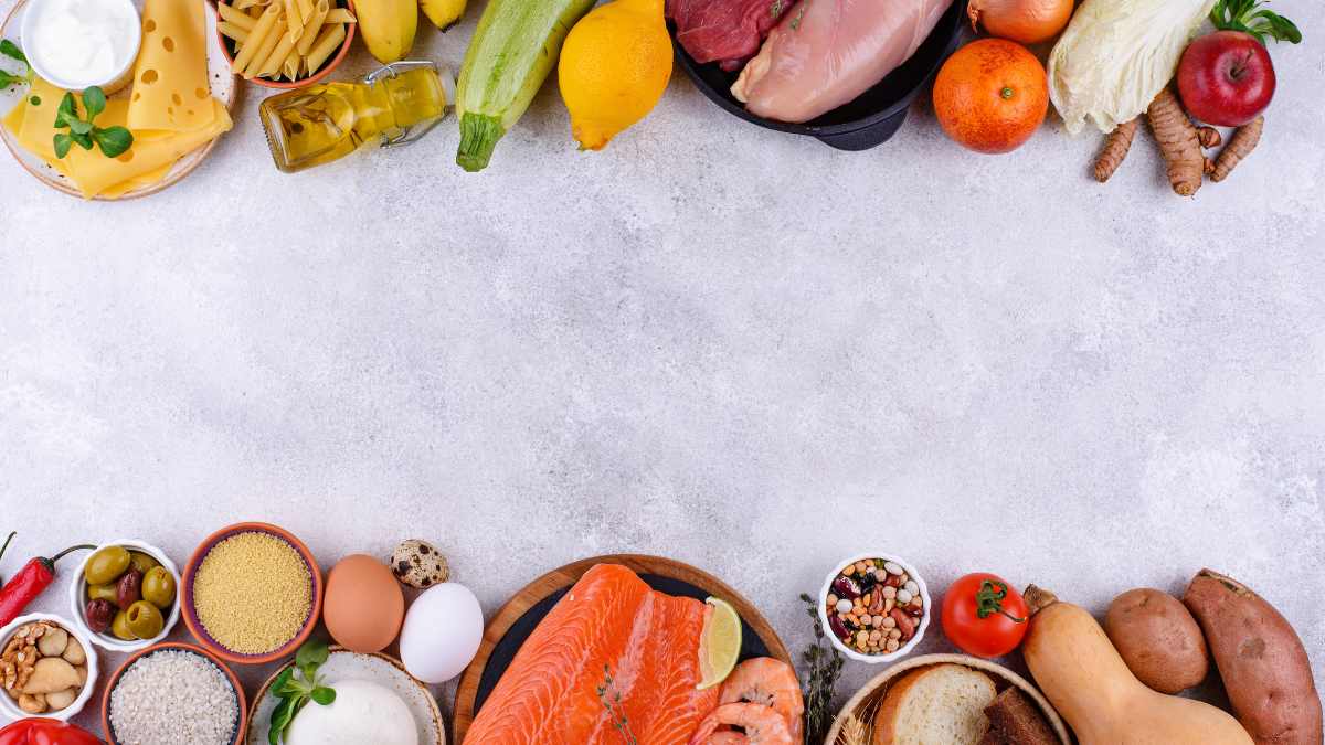 cibo salutare per la dieta mediterranea