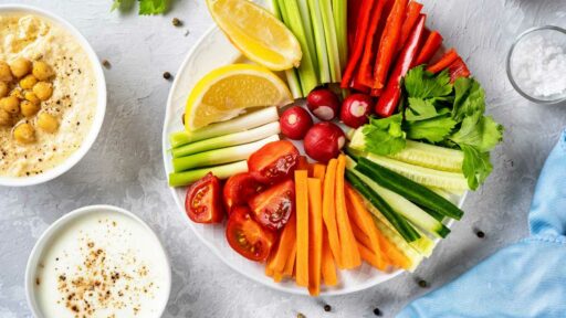 cibo vegano in linea con la dieta mediterranea