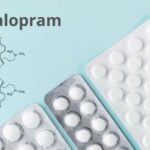Citalopram - pillole e struttura molecolare