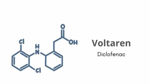 Voltaren - struttura chimica principio attivo