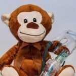 maschera aerosol con peluche - illlustrativo