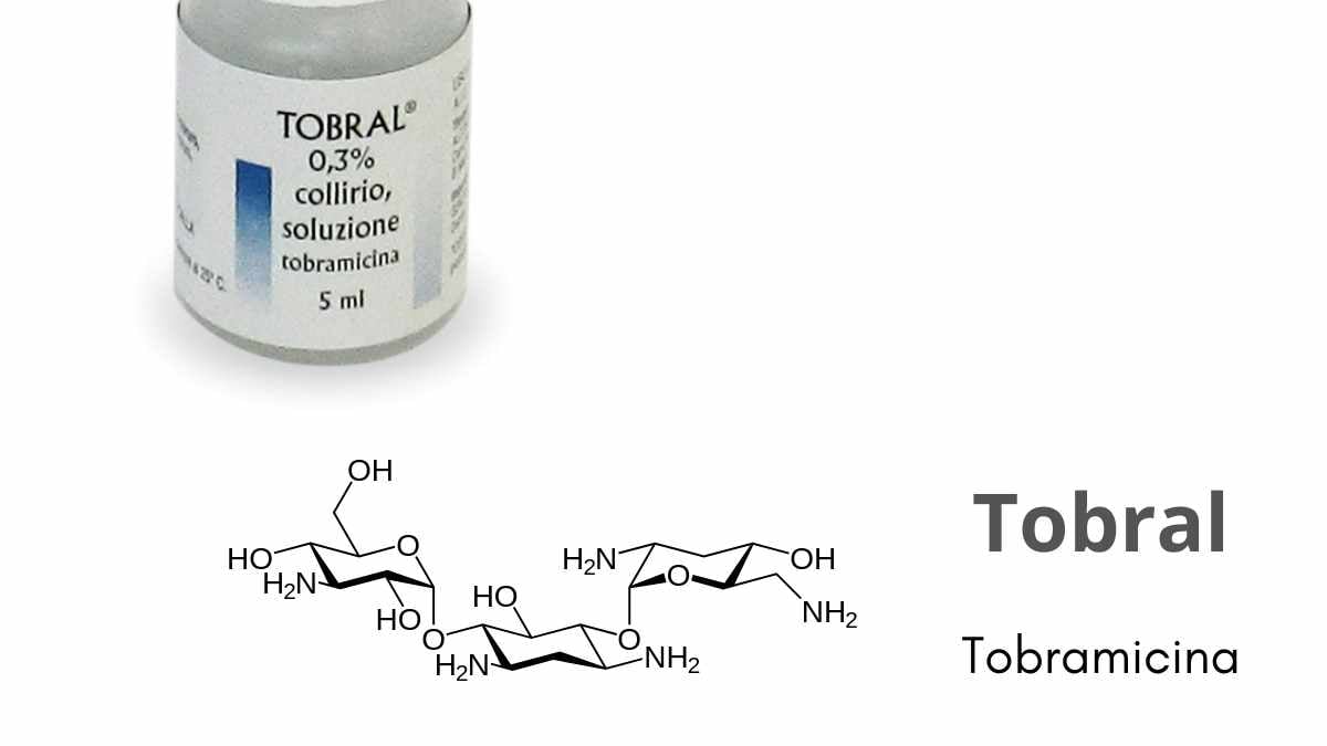 Tobral - flacone di collirio e principio attivo