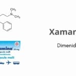 Xamamina - anteprima scatola e molecola