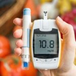 diabete - glucometro e test per la glicemia