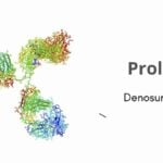 Prolia - anteprima scatola e molecola anticorpo