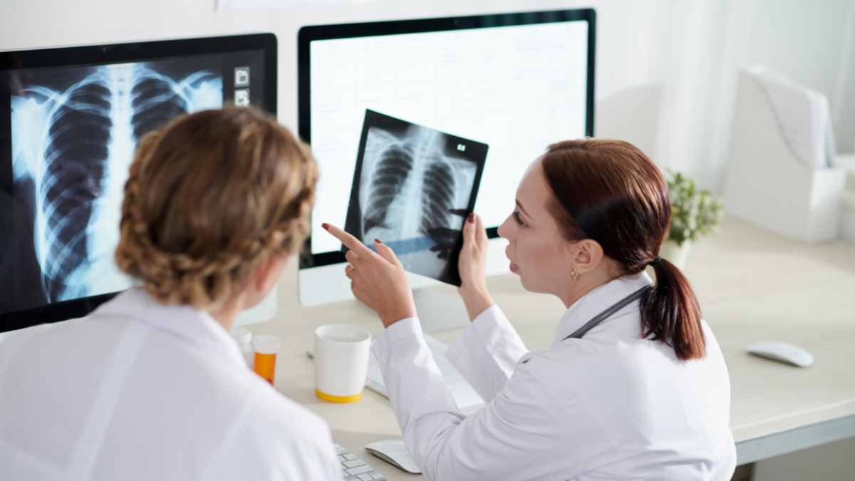 Analisi esami radiologici in reparto di Pneumologia