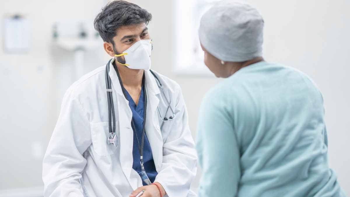 Specialista al lavoro in reparto di Oncologia