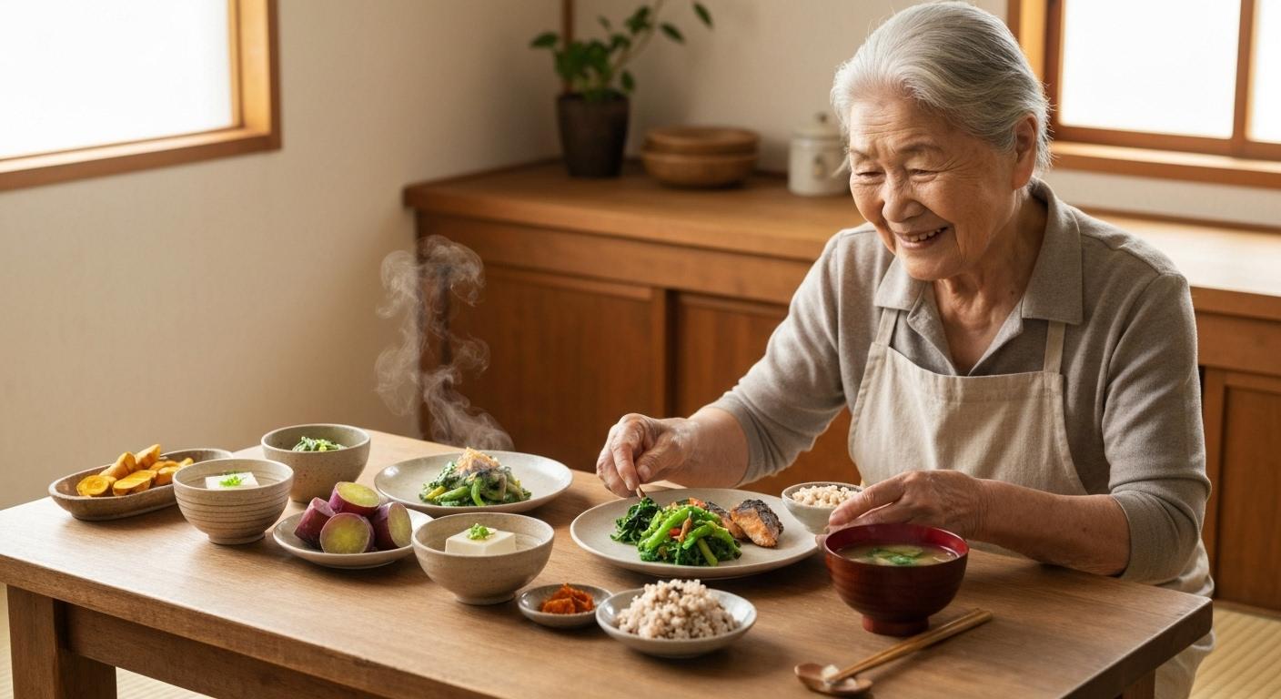 La dieta dei centenari: cosa mangiano gli ultracentenari di Okinawa