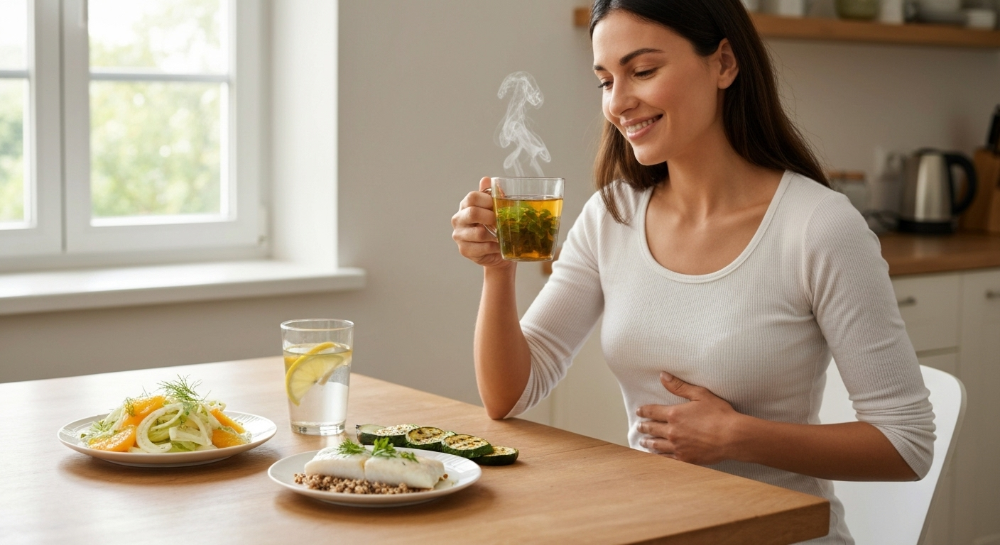 Cosa provoca il gonfiore addominale post pranzo? E 4 contromisure alimentari