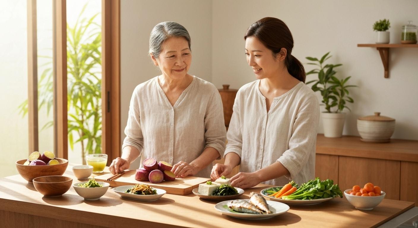 La dieta dei centenari: cosa mangiano gli ultracentenari di Okinawa