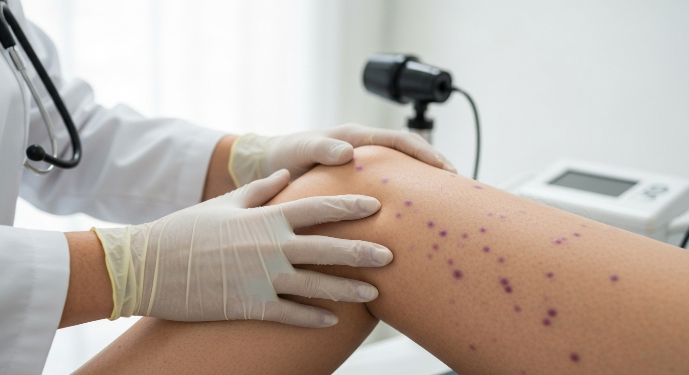 Vasculite cutanea: riconoscere le lesioni vascolari sulla pelle