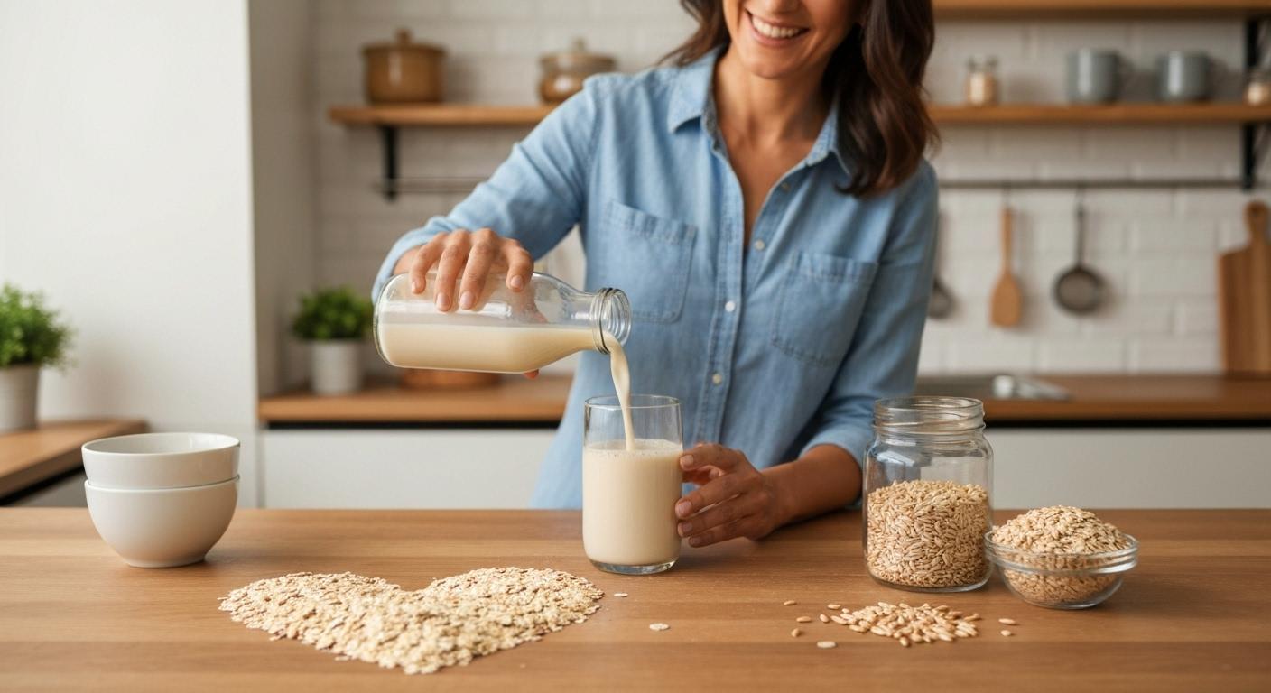 Bere latte d’avena ogni giorno: effetti su cuore e intestino