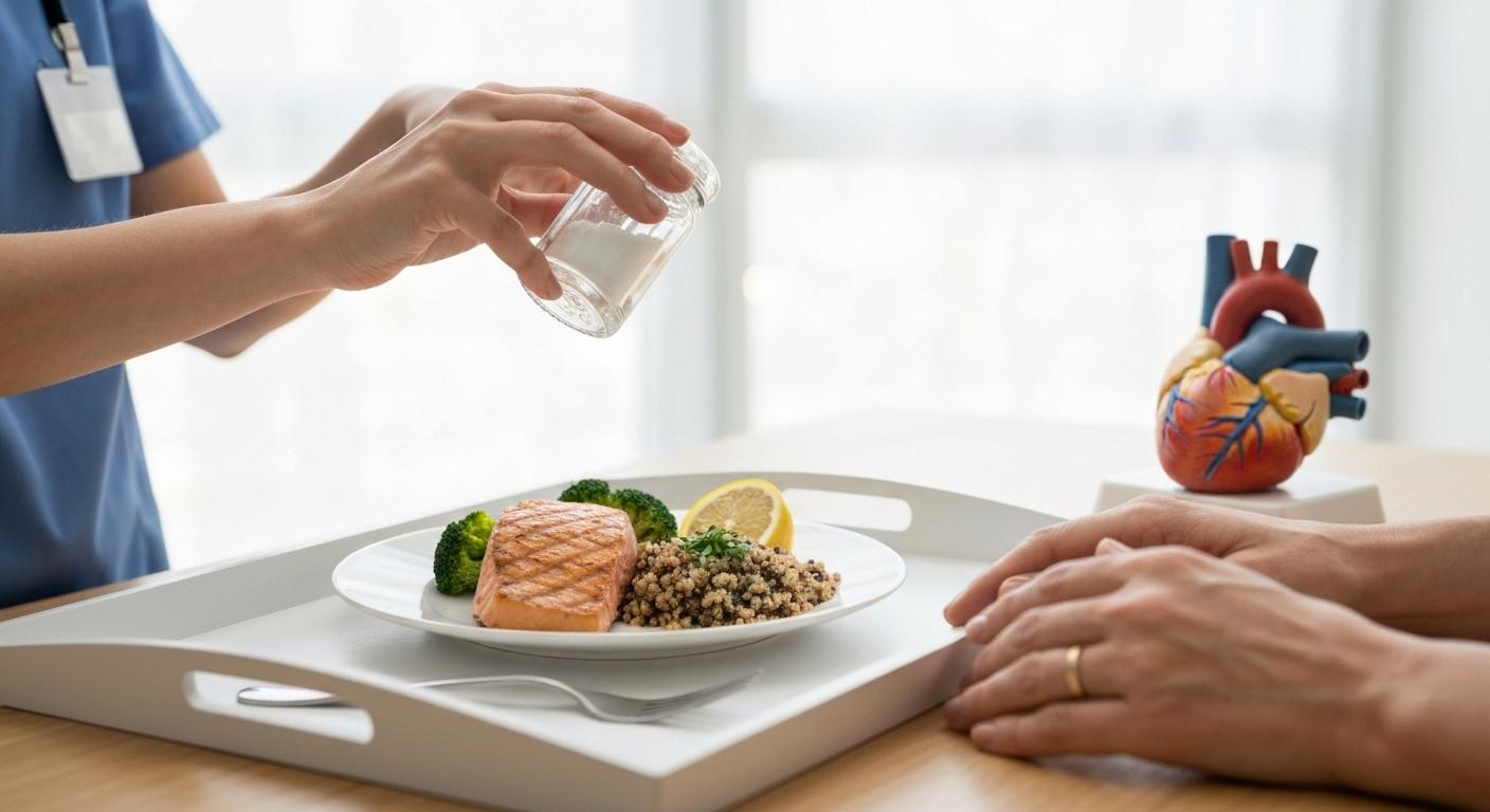 Dieta per insufficienza cardiaca: meno sodio e più nutrienti protettivi