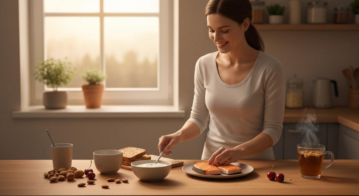 Gli alimenti che favoriscono la qualit&agrave; del sonno