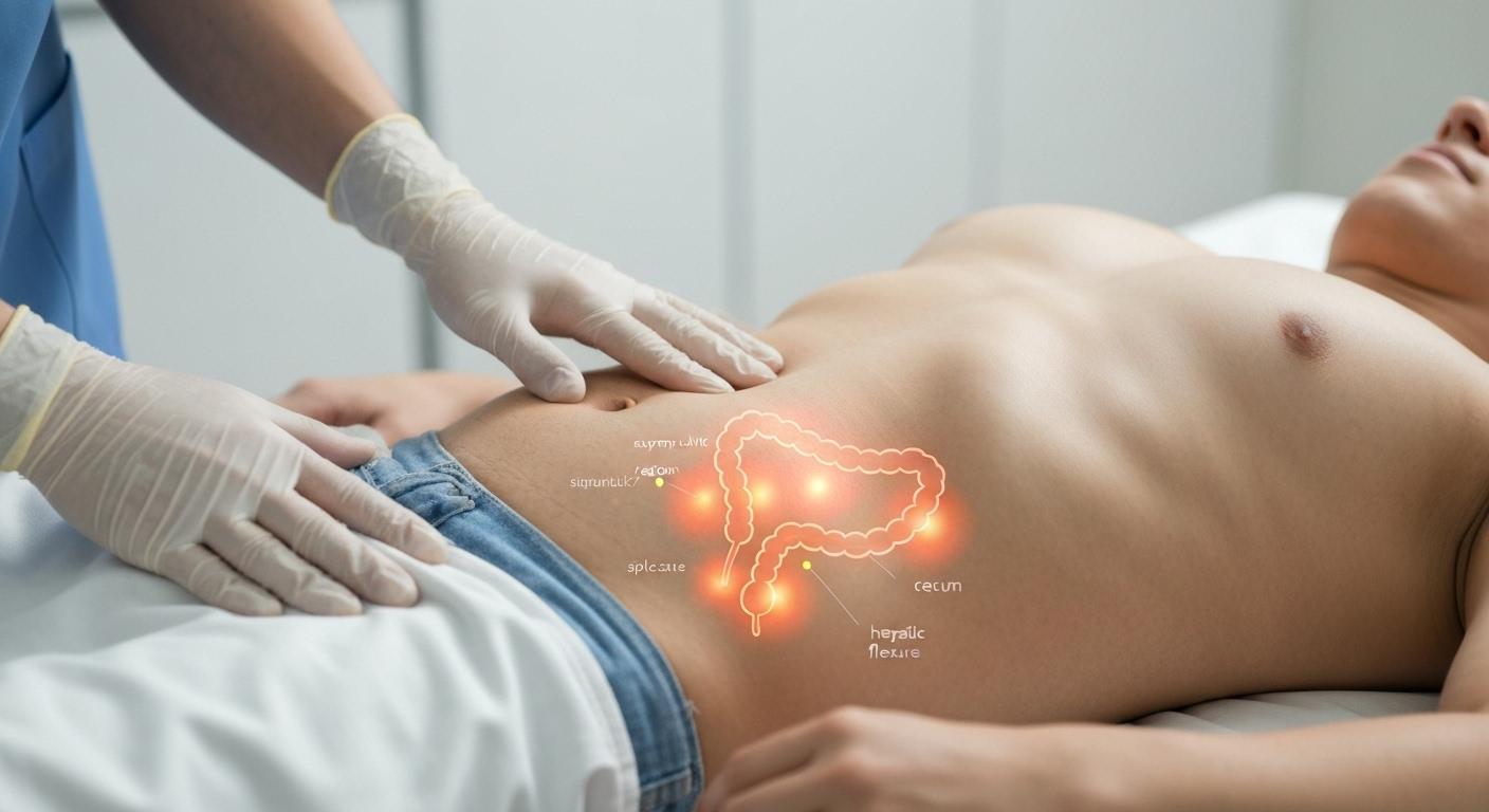 Localizzazione del dolore nella colite