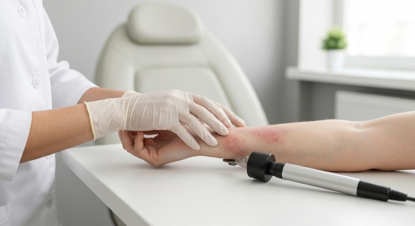 A cosa è dovuto lo sfogo cutaneo?