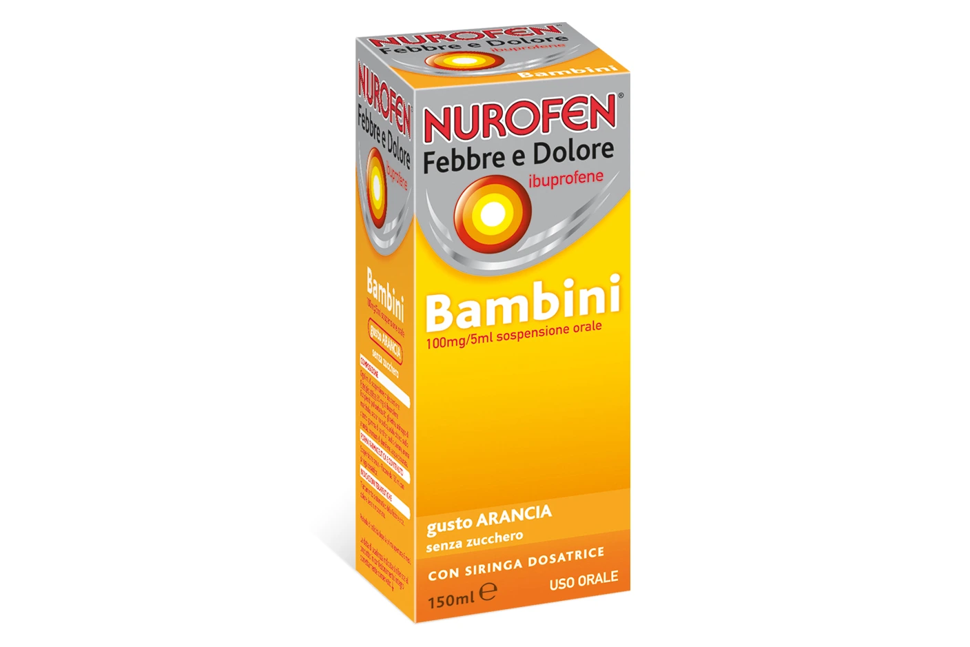 Confezione di Nurofen Febbre e Dolore Bambini