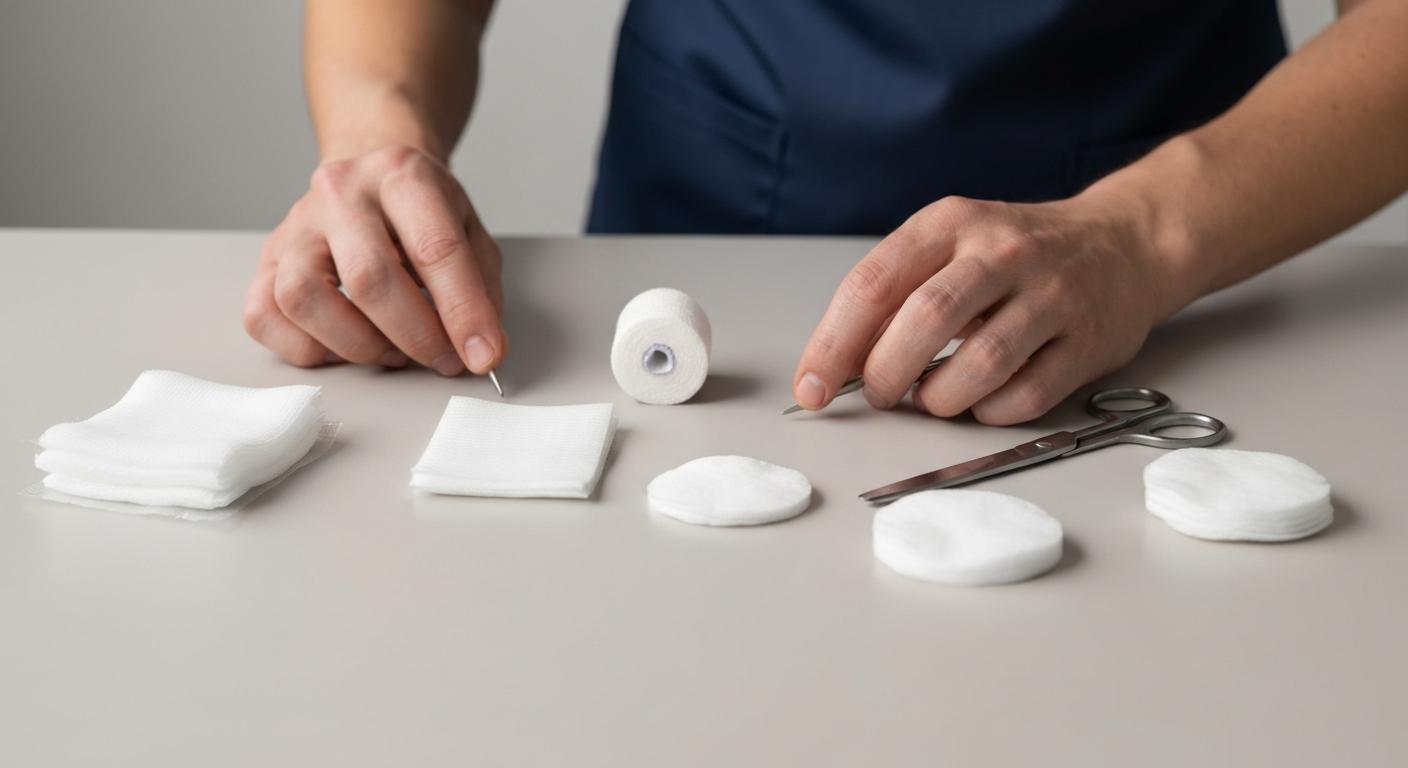 Trattamento delle ferite purulente nei cani