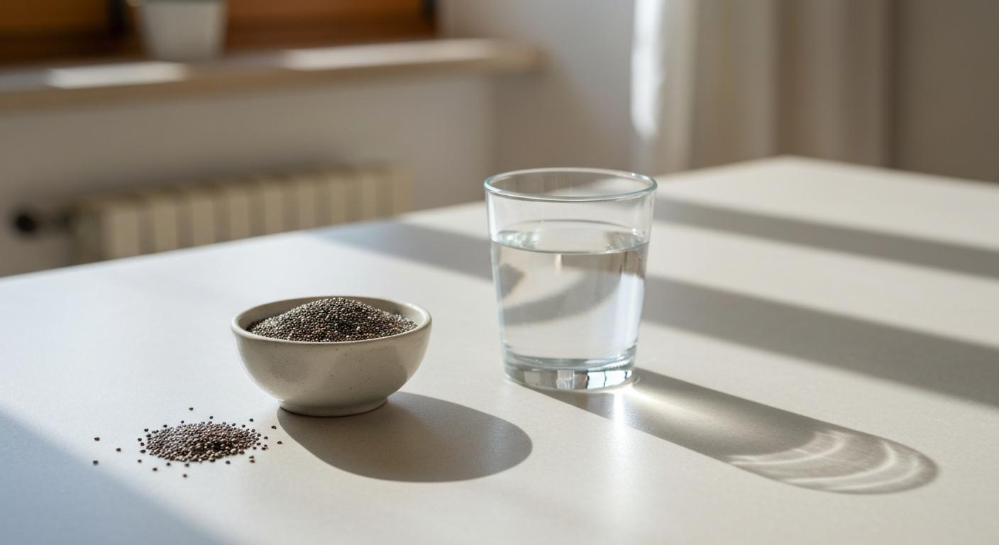 Acqua con semi di chia: come si prepara e quanta berne in sicurezza